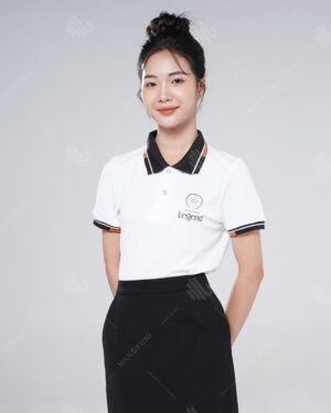 Mẫu áo polo đồng phục công ty thanh lịch