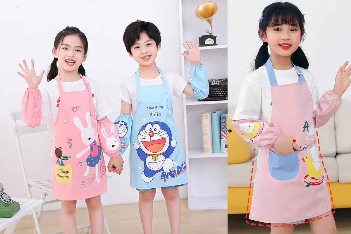 Cách chọn tạp dề cho bé từ 9 đến 12 tuổi