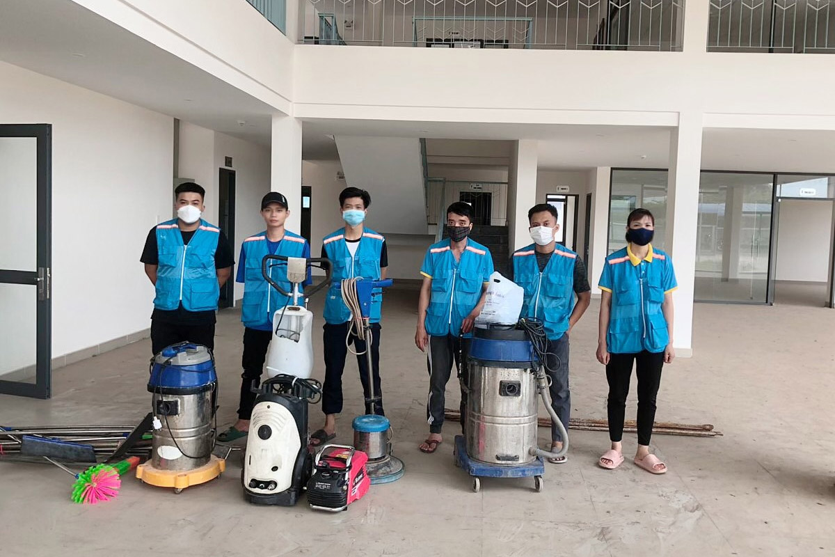 Đồng phục lao công trong nhà máy/khu công nghiệp