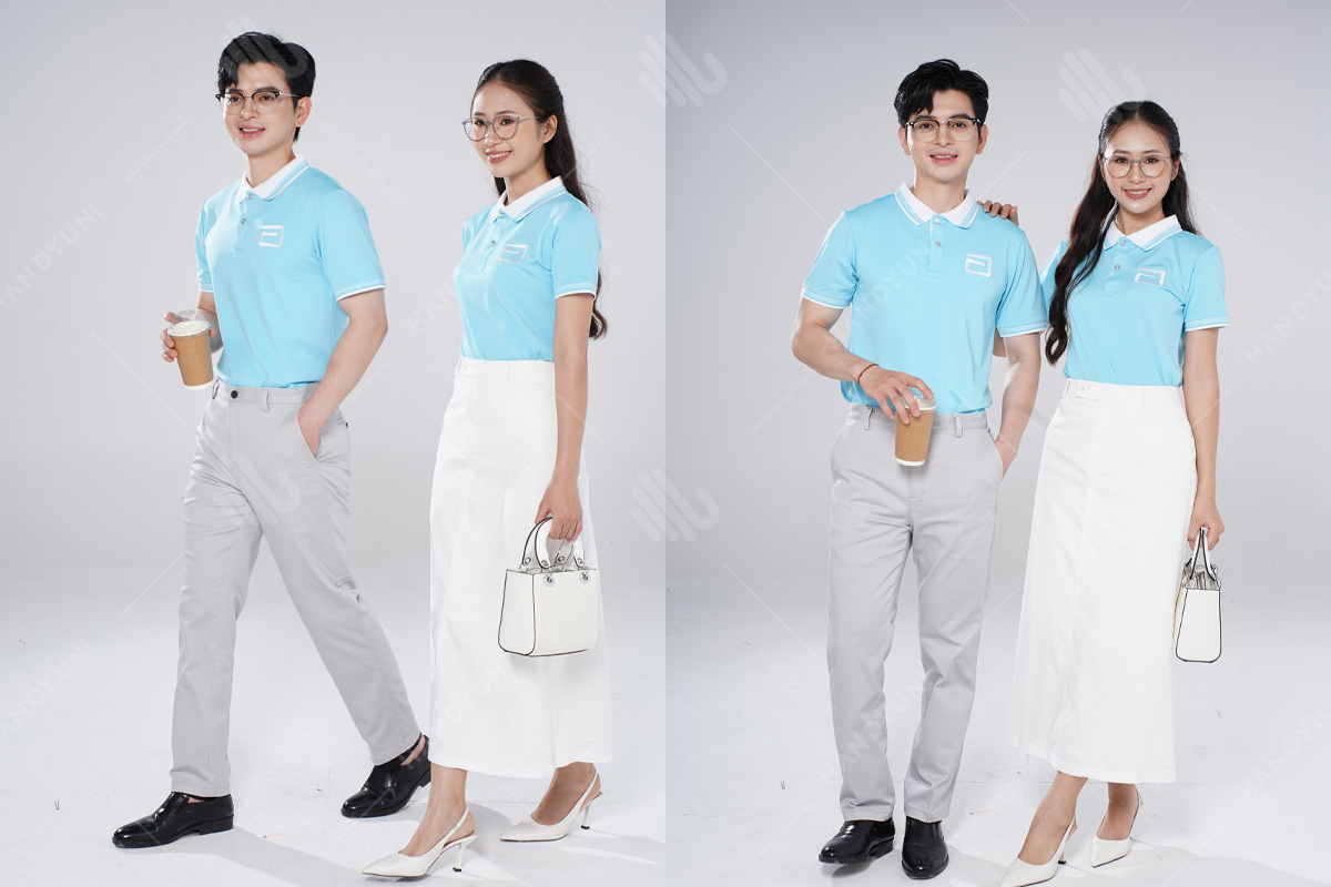 Handy Uni - Xưởng may áo polo đồng phục công ty giá tốt ở Hà Nội