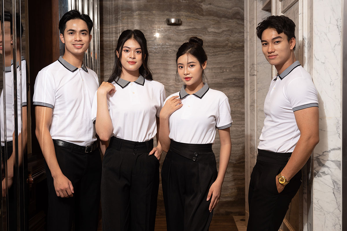 Mẫu áo thun đồng phục đẹp, chất vải thoáng mát