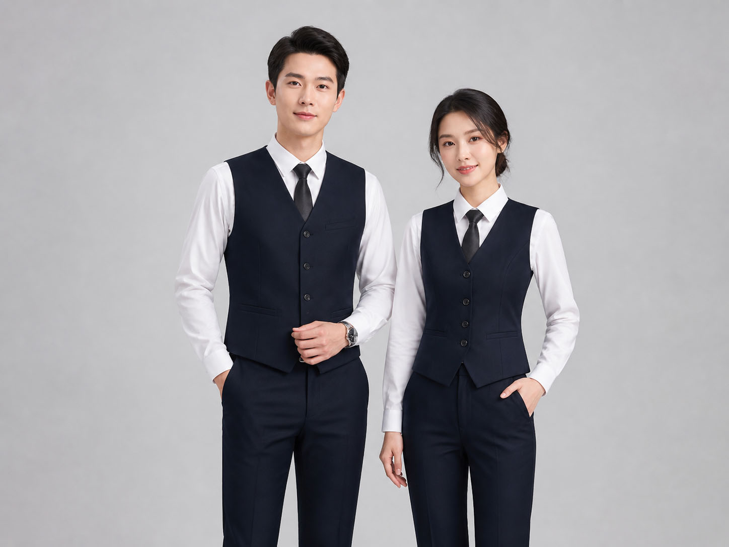 Mẫu áo gile vest công sở thiết kế đẹp