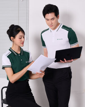 Alternative view of Mẫu Áo Polo Đồng Phục Công Sở Manulife Thiết Kế Hiện Đại, Chuyên Nghiệp