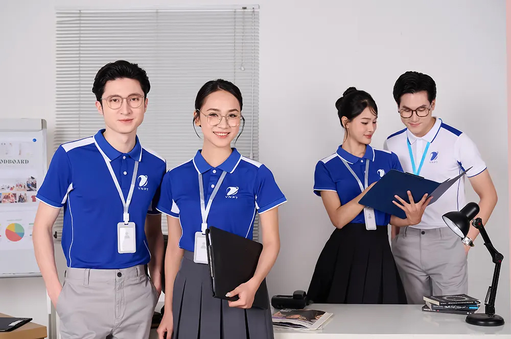 Mẫu áo thun đồng phục doanh nghiệp chuyển nhận diện