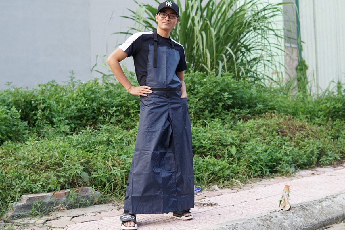 Tạp dề cắt cỏ chống thấm nước
