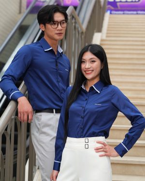 Mẫu Áo Sơ Mi Đồng Phục Công Sở Foxconn