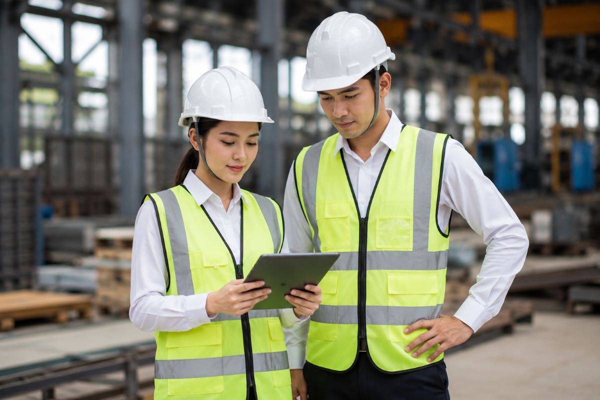 Áo gile kỹ sư phản quang giúp nâng cao hiệu quả và an toàn lao động