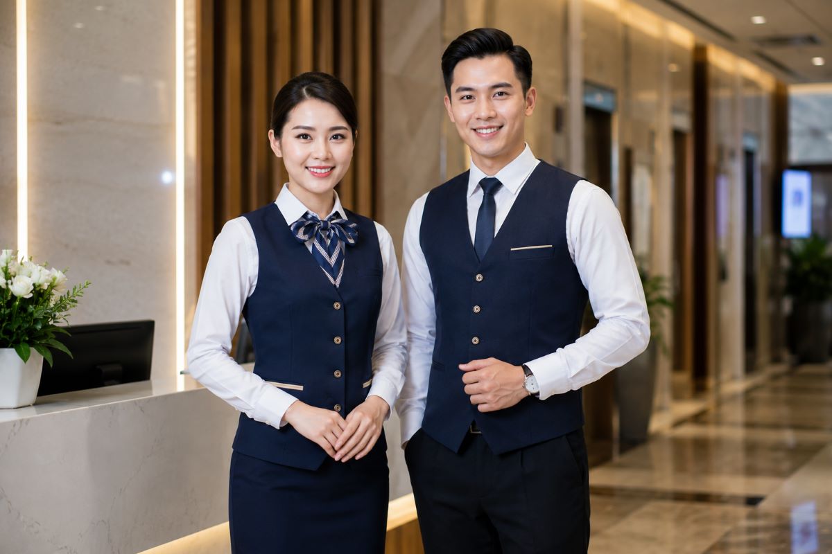 Áo gile vest công sở với vẻ ngoài cực kỳ sang trọng