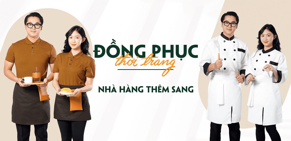 Đồng phục F&B cần đẹp mắt, tiện dụng và tạo thiện cảm với khách hàng