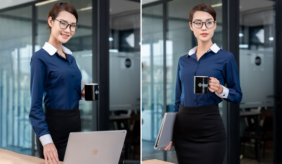 Sơ mi cổ Đức là lựa chọn phổ biến trong lĩnh vực ngân hàng, tài chính và bảo hiểm
