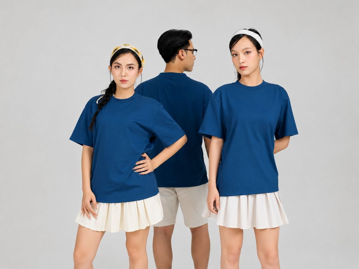 Áo lớp cổ tròn basic dễ mặc và phù hợp với hầu hết vóc dáng