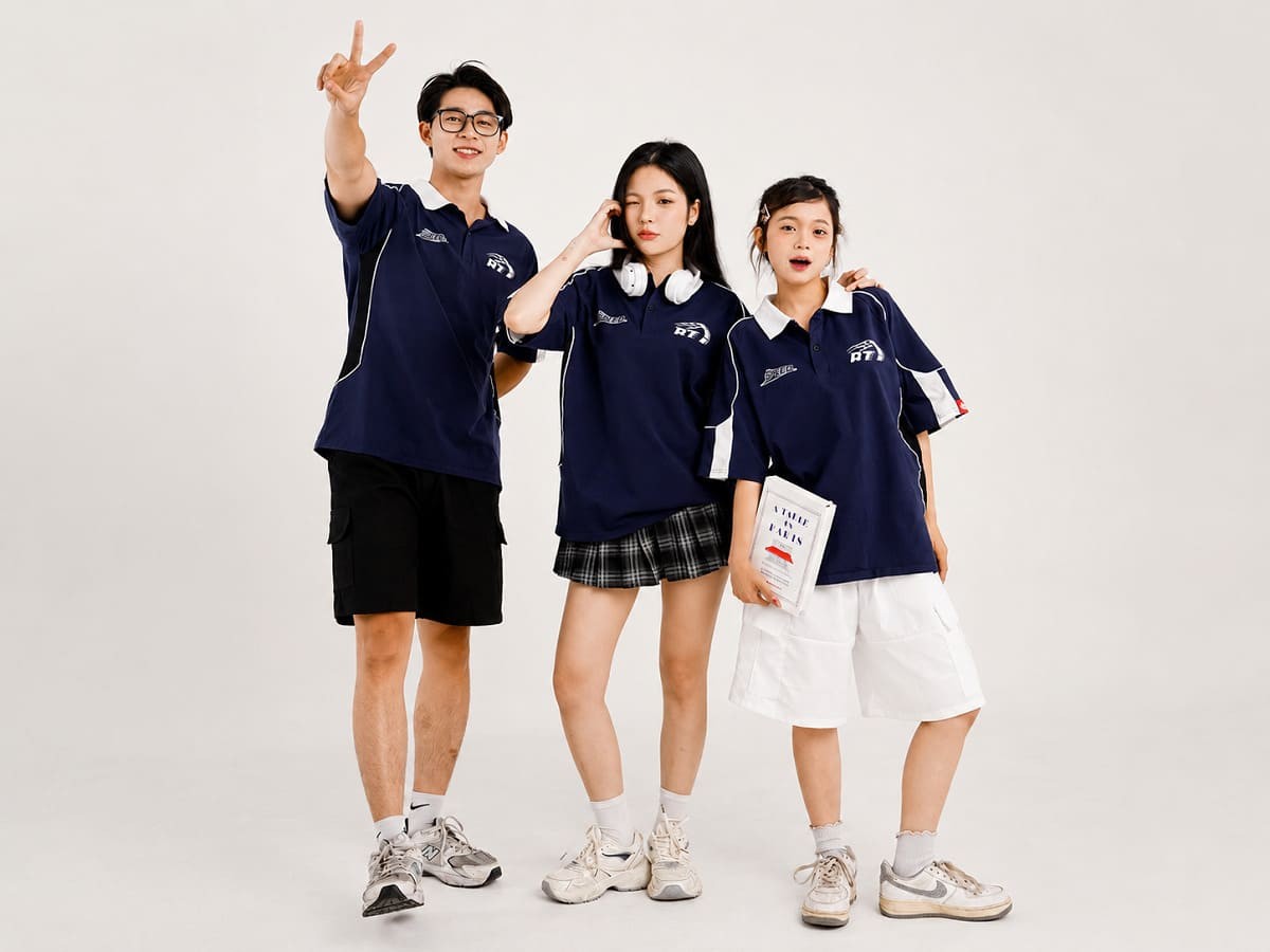 Áo lớp polo mang đến vẻ ngoài lịch sự