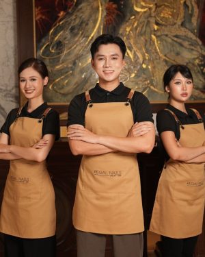 Bảng size đồng phục Regal Nails giúp chọn áo vừa vặn theo chiều cao và cân nặng 