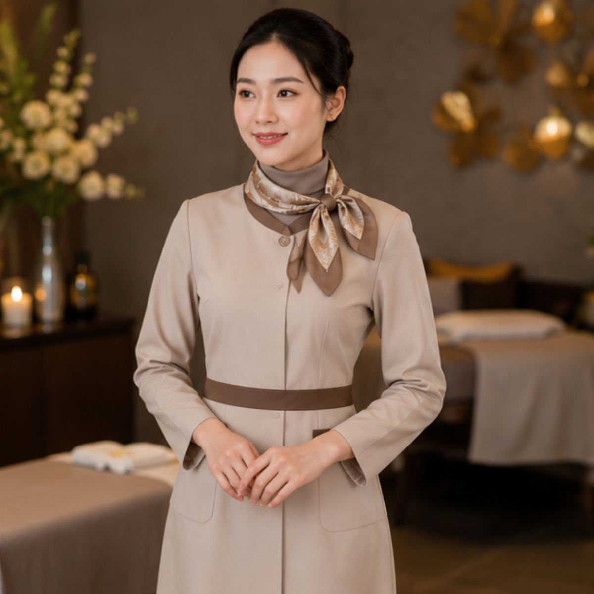 Cách phối cổ lọ và khăn quàng giúp trang phục thêm ấm áp, tinh tế