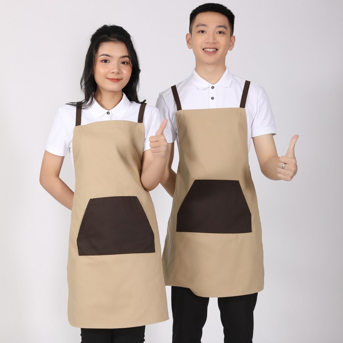 Tạp dề đồng phục salon tóc mẫu 04