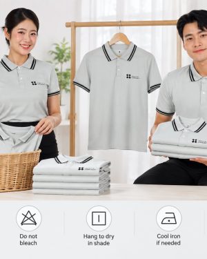 Giặt và bảo quản áo polo đúng cách giúp giữ màu, form áo và độ bền lâu hơn
