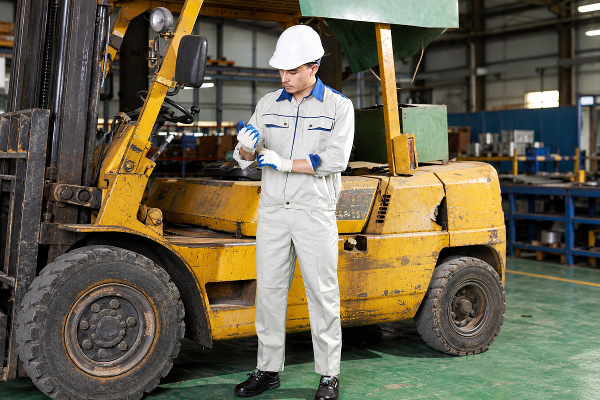 Bộ quần áo kỹ sư công trình mang đến hình ảnh chuyên nghiệp