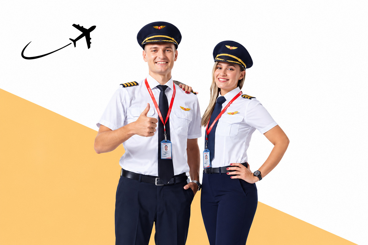 Đồng phục phi công Vietjet áo sơ mi trắng tay ngắn nổi bật với phong cách trẻ trung