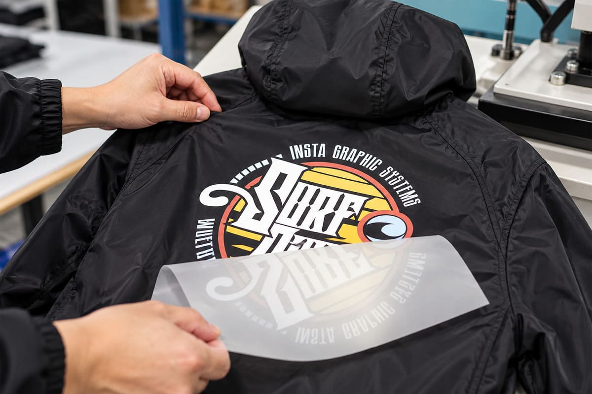 In decal nhiệt phù hợp với logo đơn giản cần cá nhân hóa trên từng sản phẩm
