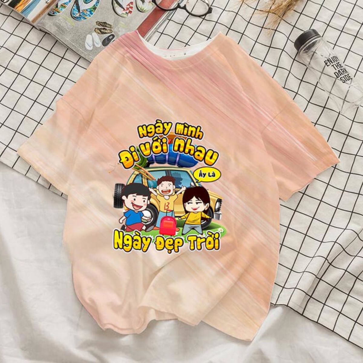 Slogan đáng yêu, tinh nghịch phù hợp thiết kế áo lớp trẻ trung