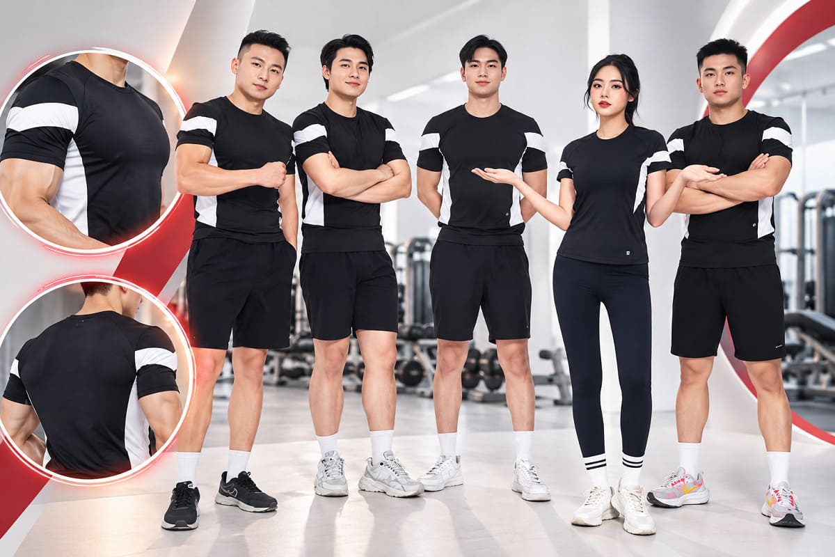 Áo Athletic Fit giúp tôn vóc dáng khỏe khoắn của huấn luyện viên