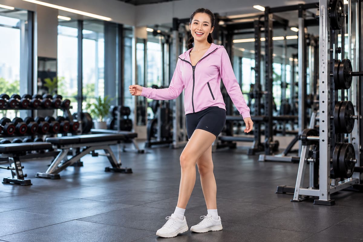 Áo khoác thể thao dành cho PT sử dụng trong những ngày thời tiết lạnh