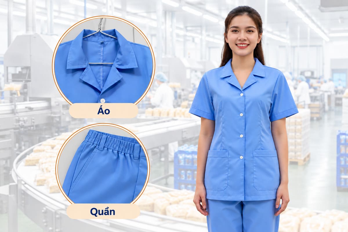 Áo và quần giúp che phủ cơ thể và hạn chế nguy cơ nhiễm bẩn