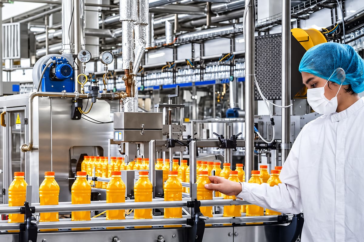Đồng phục nhân viên sản xuất đồ uống nên ưu tiên chất liệu nhanh khô