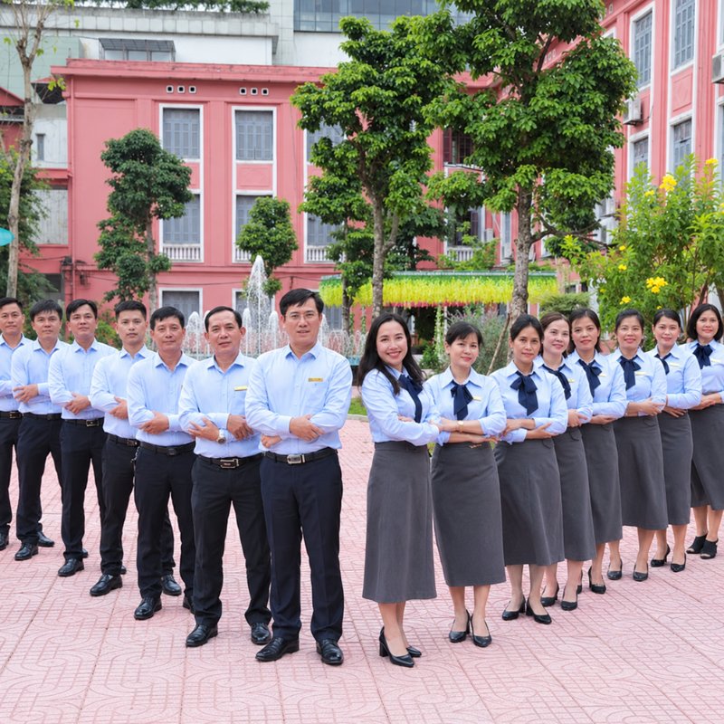 Trang phục đồng bộ dành cho giảng viên trong các sự kiện của trường